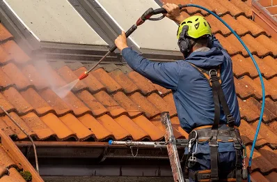 Démoussage et hydrofuge de toiture à Deûlémont